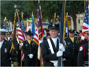 Honor Guard member David Ferguson